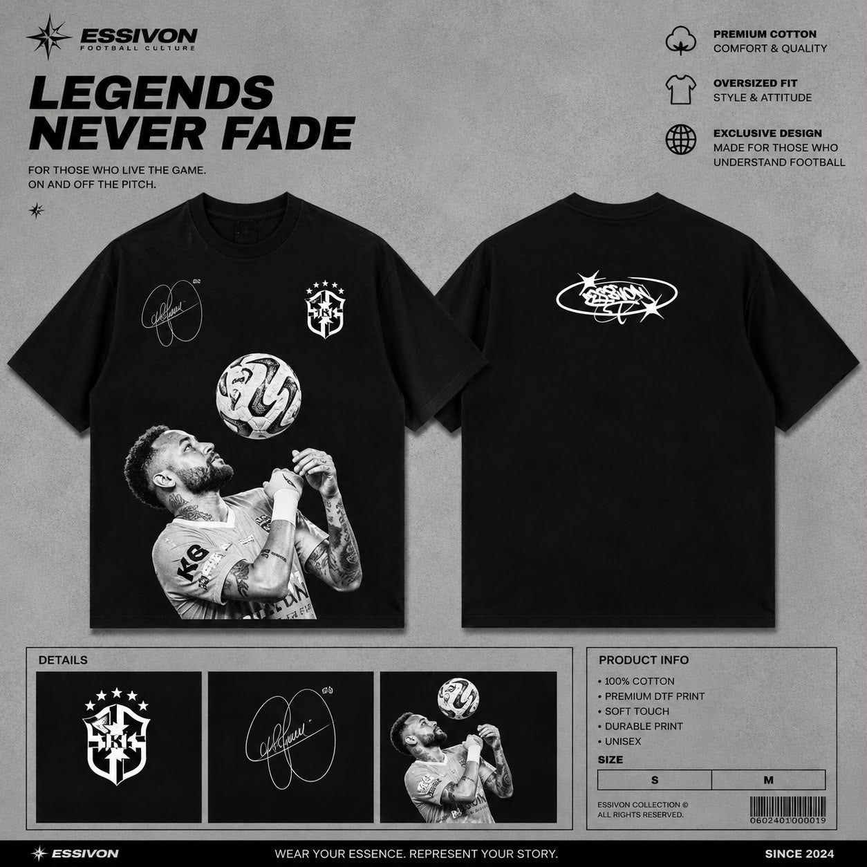 ESSIVON – Neymar World Cup Edition Tee