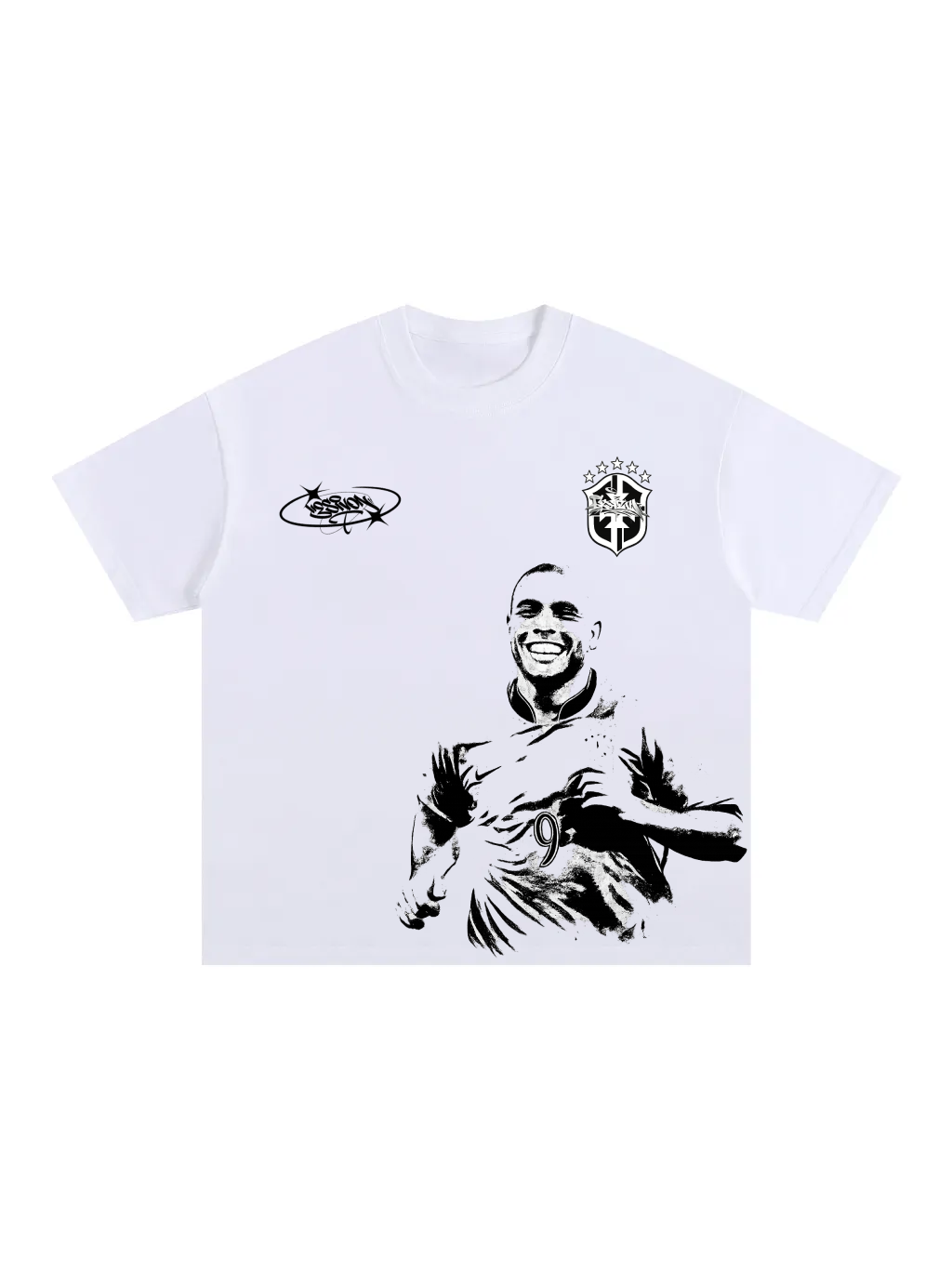 R9 Ronaldo Legends Never Fade Graphic T-Shirt